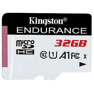 Карта пам`яті MicroSDHC  32GB UHS-I Class 10 Kingston High Endurance R95/W30MB/s (SDCE/32GB)