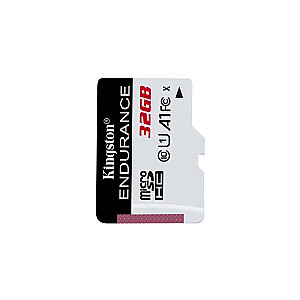 Карта пам`яті MicroSDHC  32GB UHS-I Class 10 Kingston High Endurance R95/W30MB/s (SDCE/32GB)