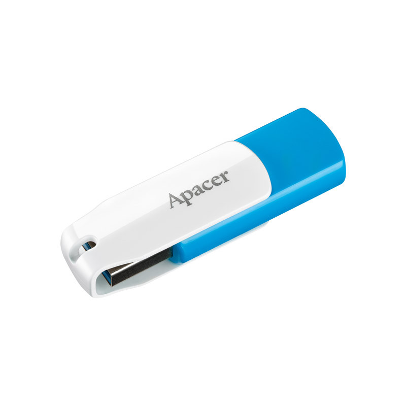 Флеш-накопичувач USB3.1  64GB Apacer AH357 Blue/White (AP64GAH357U-1)