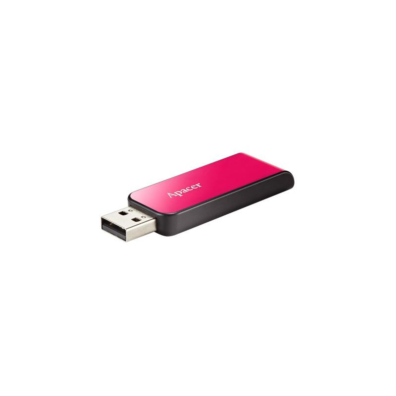 Флеш-накопичувач USB 16GB Apacer AH334 Pink (AP16GAH334P-1)