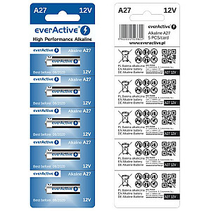Батарейка everActive A27 BL 5шт
