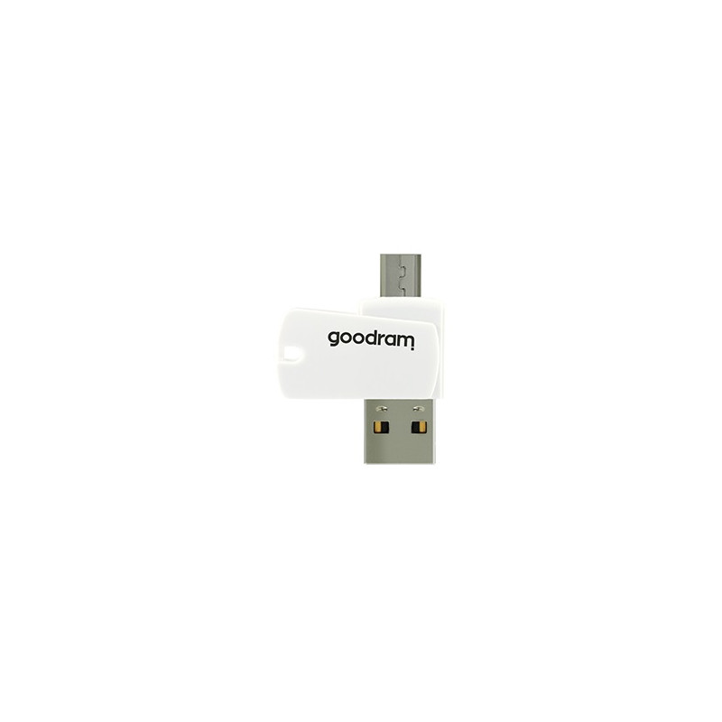 Карта пам`ятi MicroSDHC 16GB UHS-I Class 10 GOODRAM + SD-adapter + OTG Card reader (M1A4-0160R12)