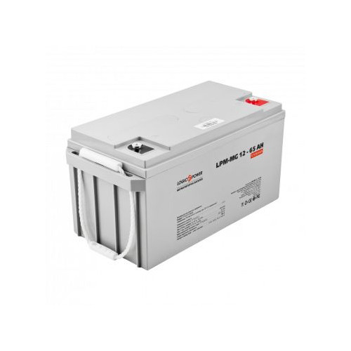 Акумуляторна батарея LogicPower 12V 65AH (LPM-MG 12 - 65 AH) AGM мультигель 