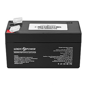 Акумуляторна батарея LogicPower LPM 12V 1.3AH (LPM 12 - 1.3 AH) AGM