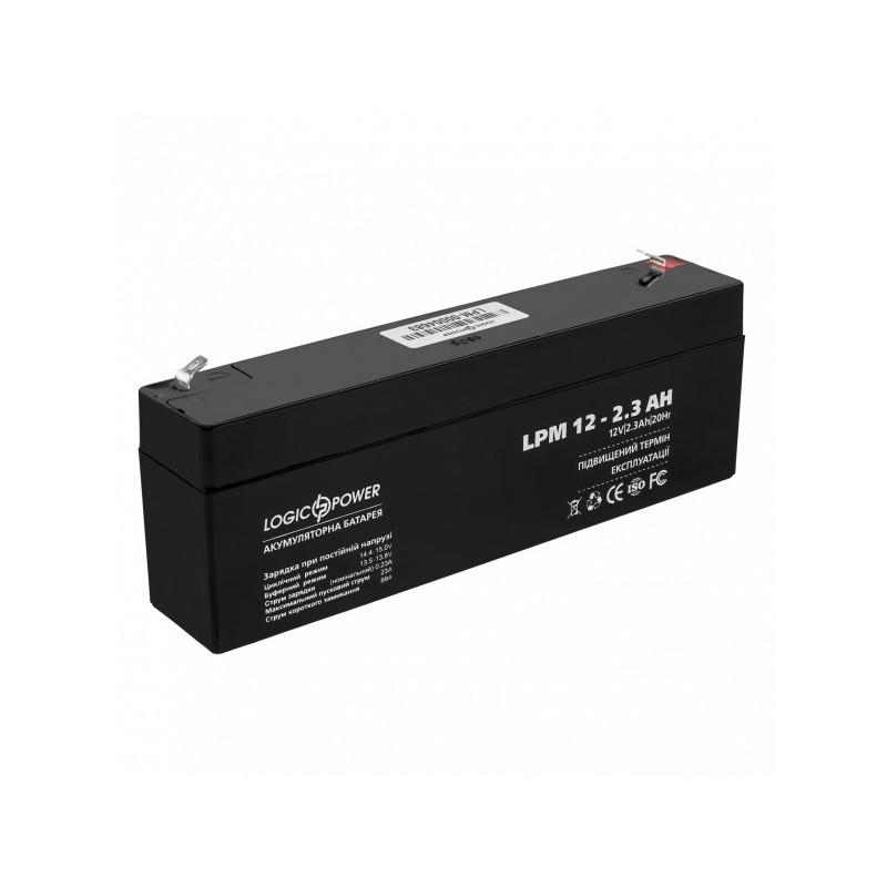 Акумуляторна батарея LogicPower LPM 12V 2.3AH (LPM 12 - 2.3 AH) AGM