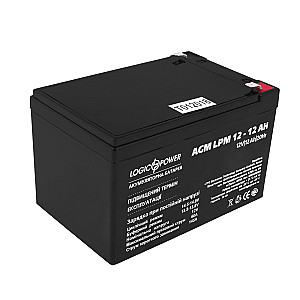 Акумуляторна батарея LogicPower LPM 12V 12AH (LPM 12 - 12 AH) AGM