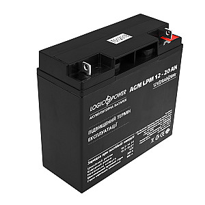 Акумуляторна батарея LogicPower LPM 12V 20AH (LPM 12 - 20 AH) AGM